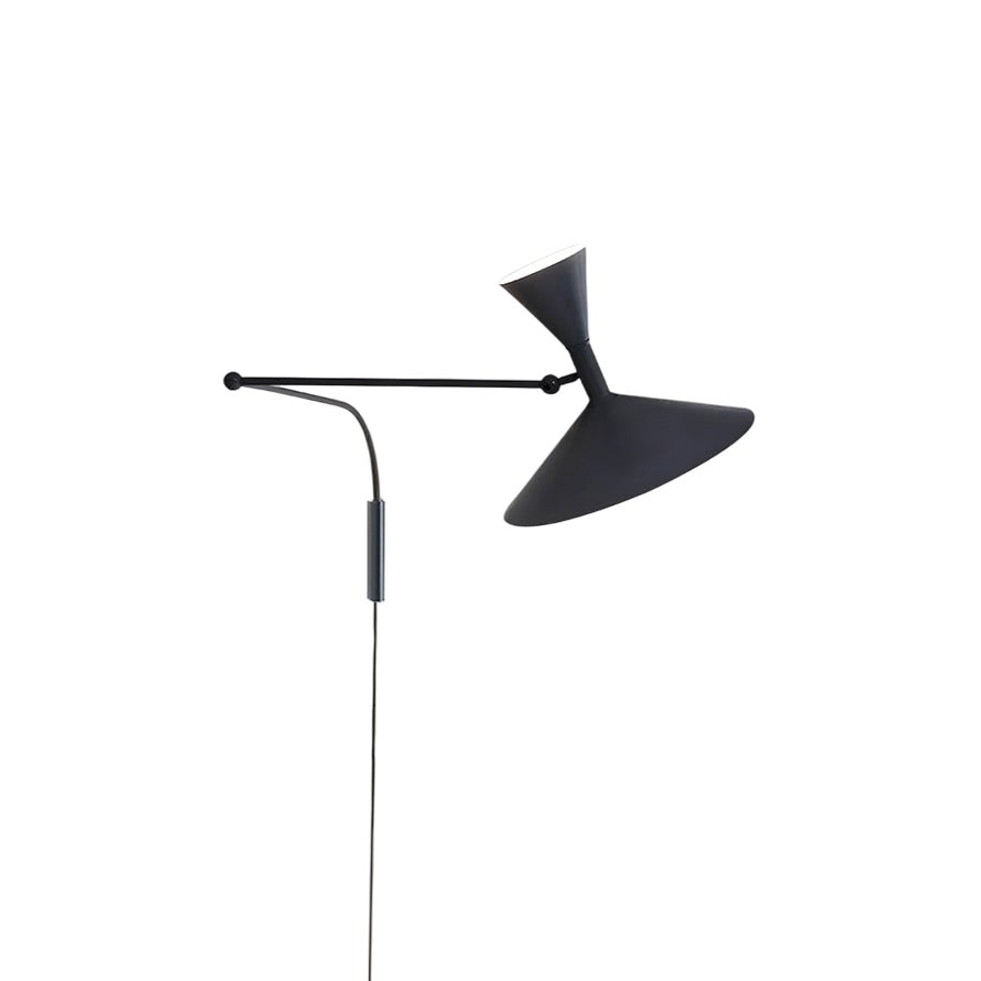 Marseille zwenkarm wandlamp met stekker HL3276