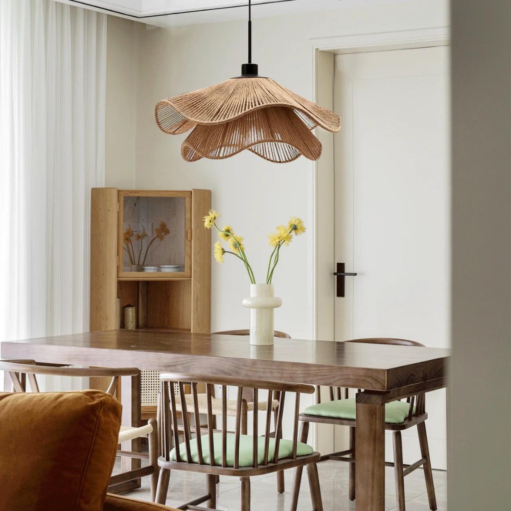 Cape Points Boho hanglamp van natuurlijke jutevezels HL3391