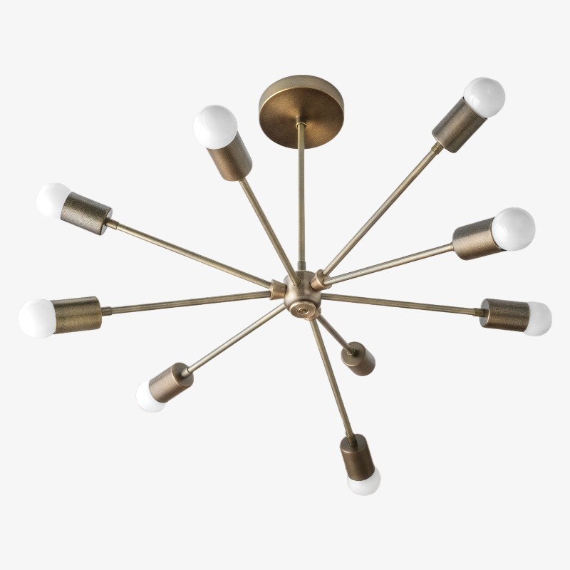 Mobilux Line moderne kroonluchter - Mid-Century plafondlamp HL1711