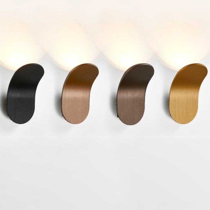 Moderne Scandinavische aluminium boog LED wandlamp HL480