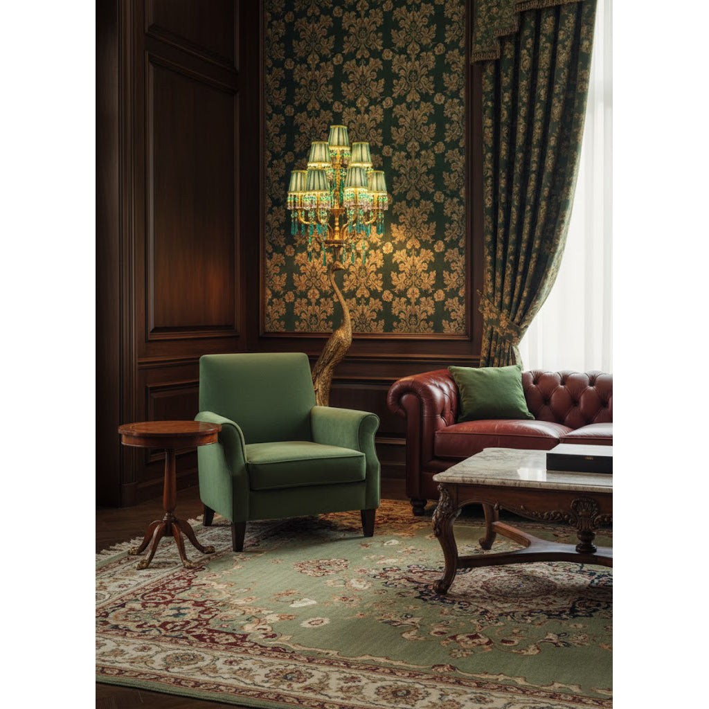 Perky Peacock vloerlamp HL3314