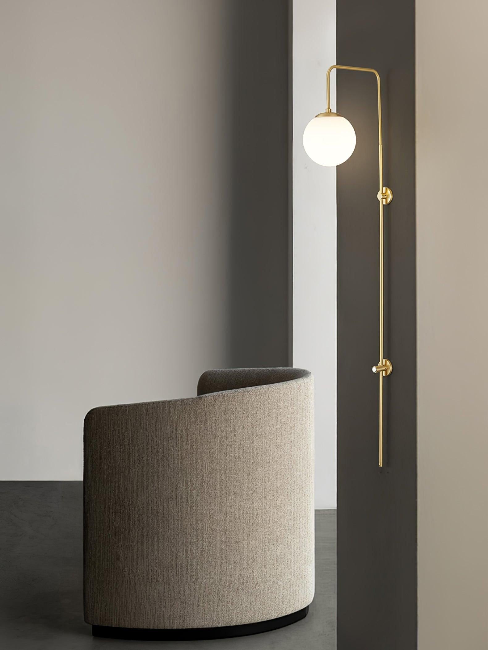 Globe Messing Wandlamp HL534