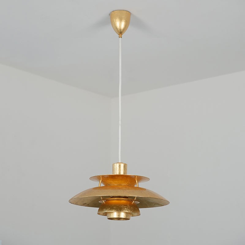 Hanglamp HL3315 met gouden folie