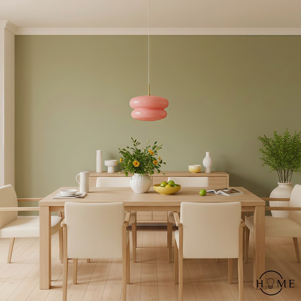 Orra Opaalglazen Hanglamp - Elegante Hanglamp met Dubbele Laag voor de Woonkamer HL1781
