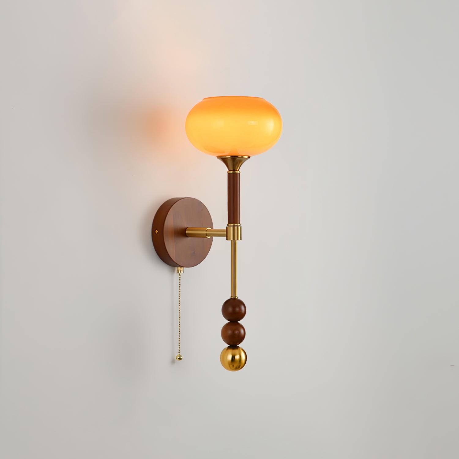 Retro Massief Houten Serie Wandlamp HL769