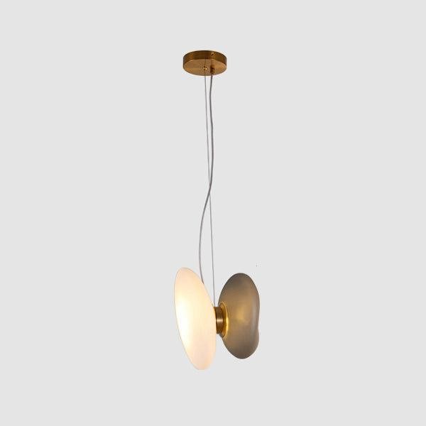 Doorschijnende hanglamp van matglas HL867