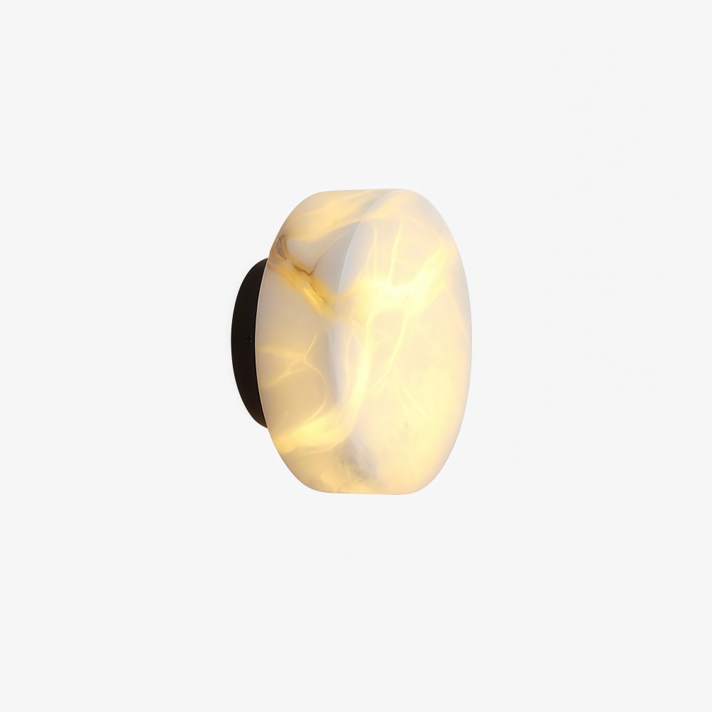 Cilindrische albasten wandlamp HL2952