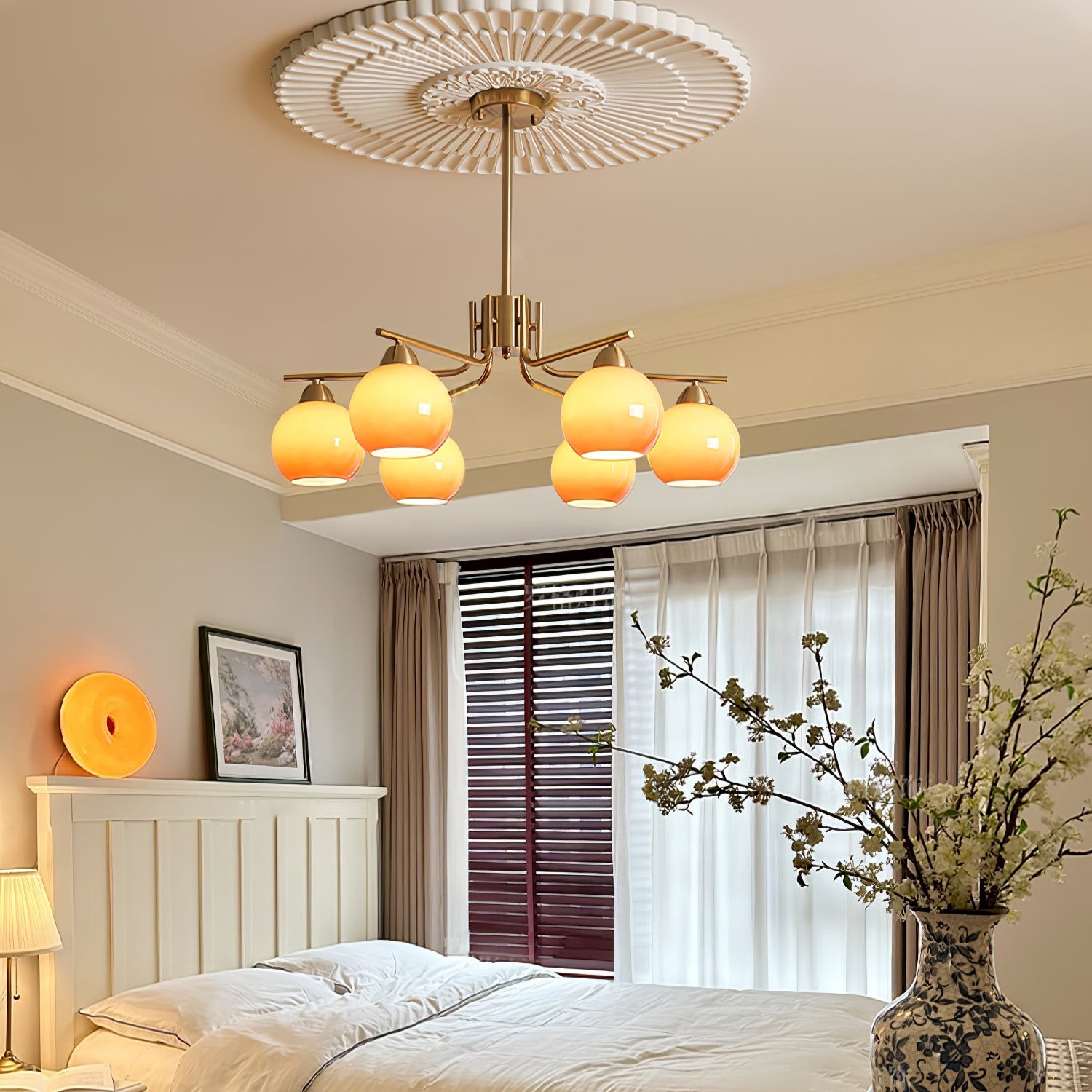 Creatieve Karamel Bolvormige Hanglamp HL410