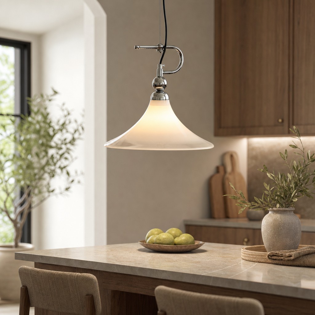 Kallera Magnolia Hanglamp - Artistieke hanglamp met kleurverloop voor slaapkamer en woonkamer HL3597