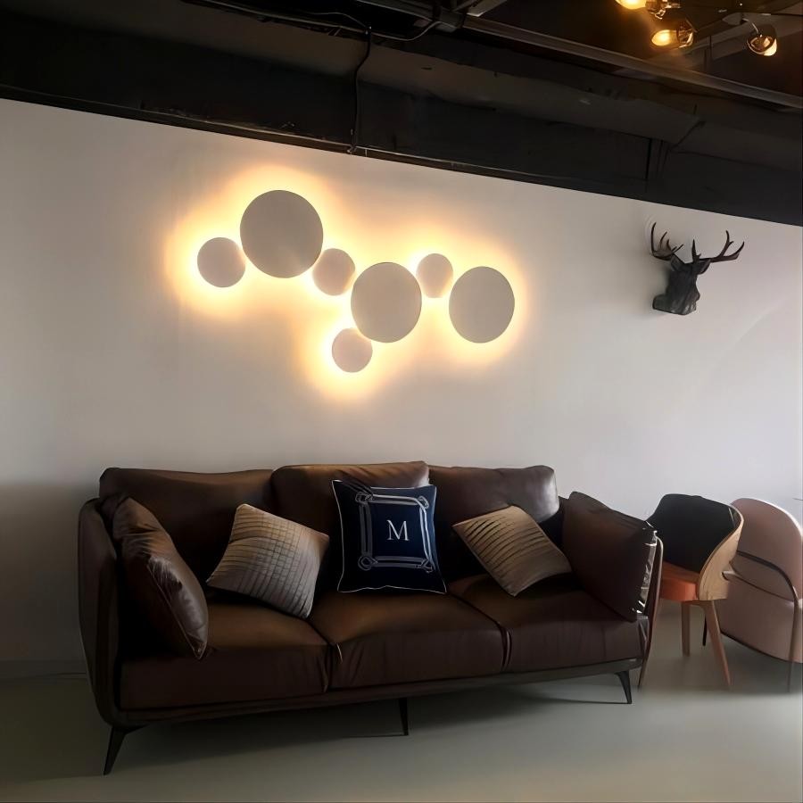 Design Puck Wall Art Wandlamp Rond