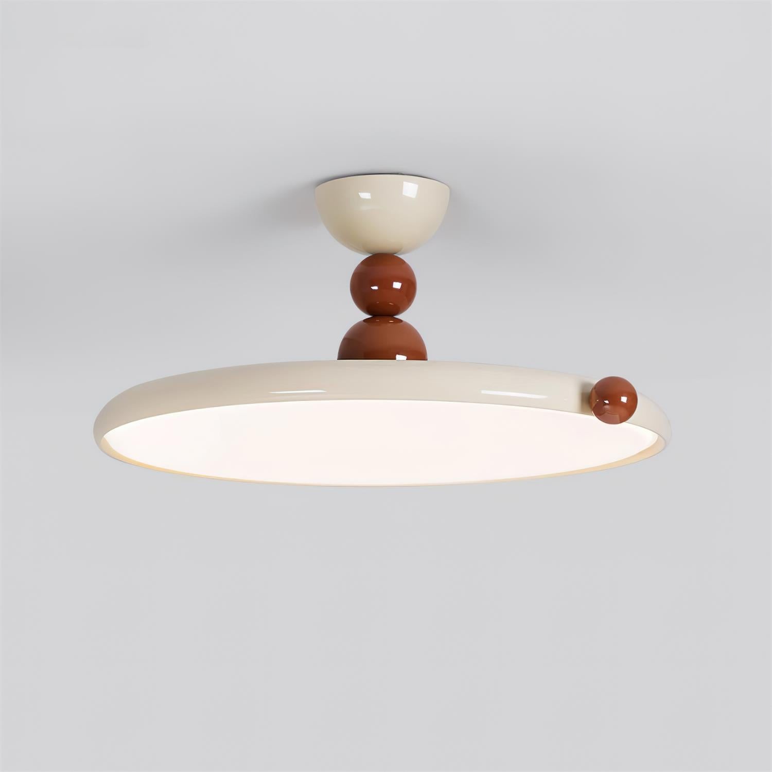 Franse stijl retro ronde vliegende schijf plafondlamp HL704