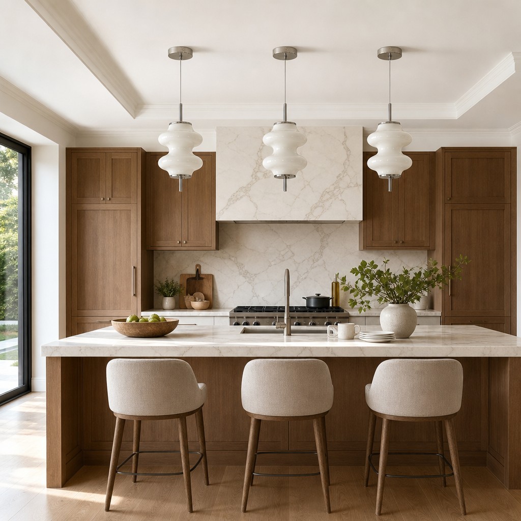 Mallew Honeycomb gelaagde hanglamp - Moderne glazen hanglamp voor eetkamer en slaapkamer HL3570