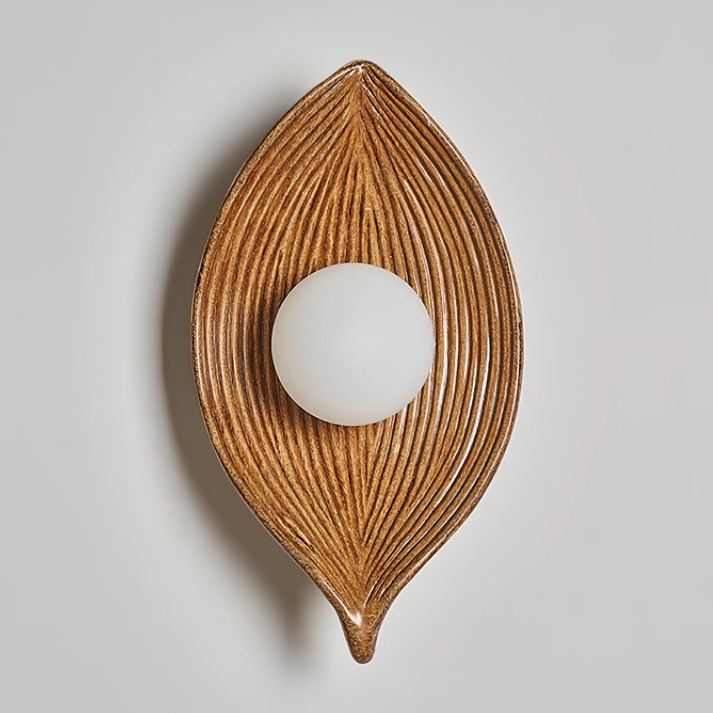 Hedendaagse Nordic Leaf Resin Wandlamp HL574