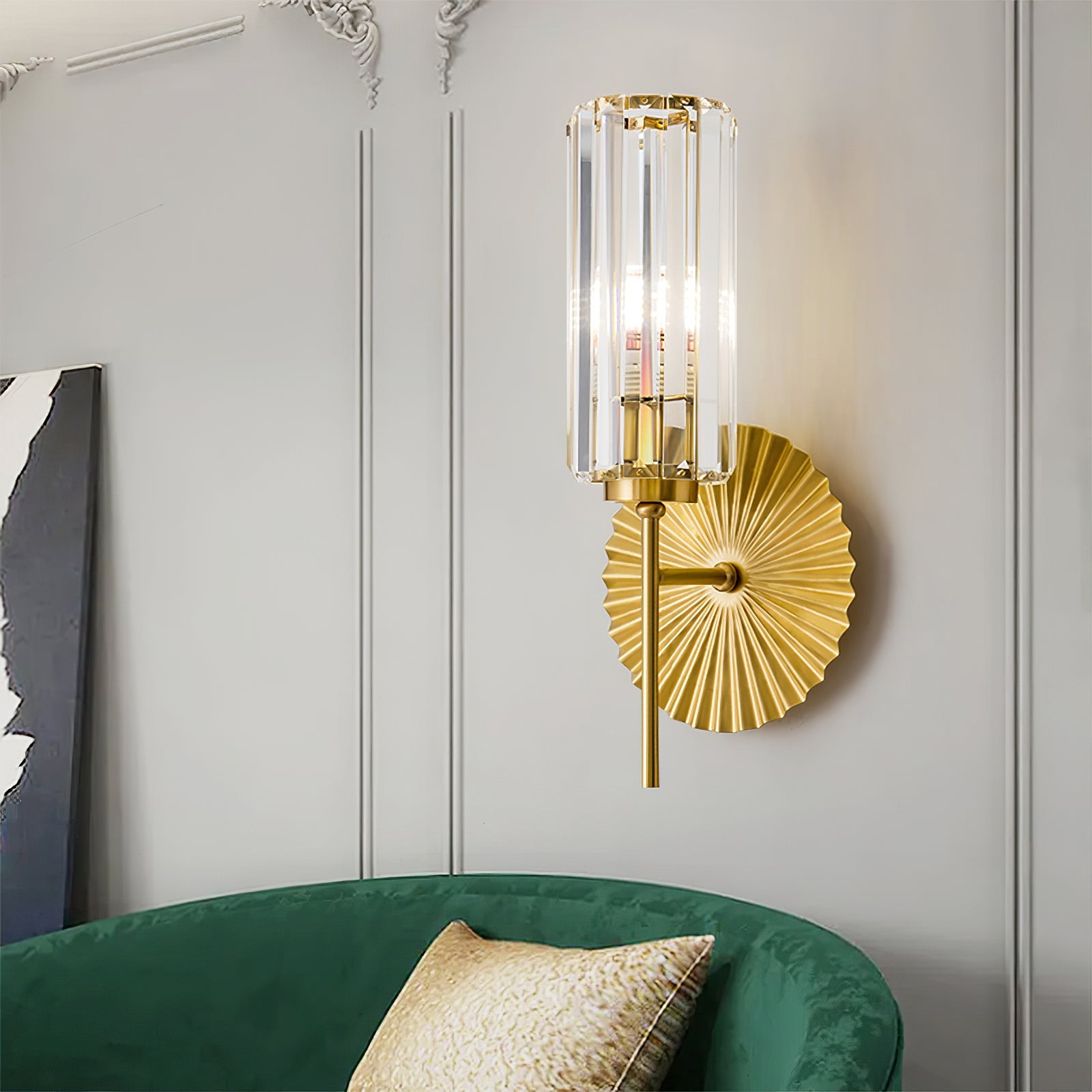 Nordic Light Luxe Kristallen Wandlamp HL505