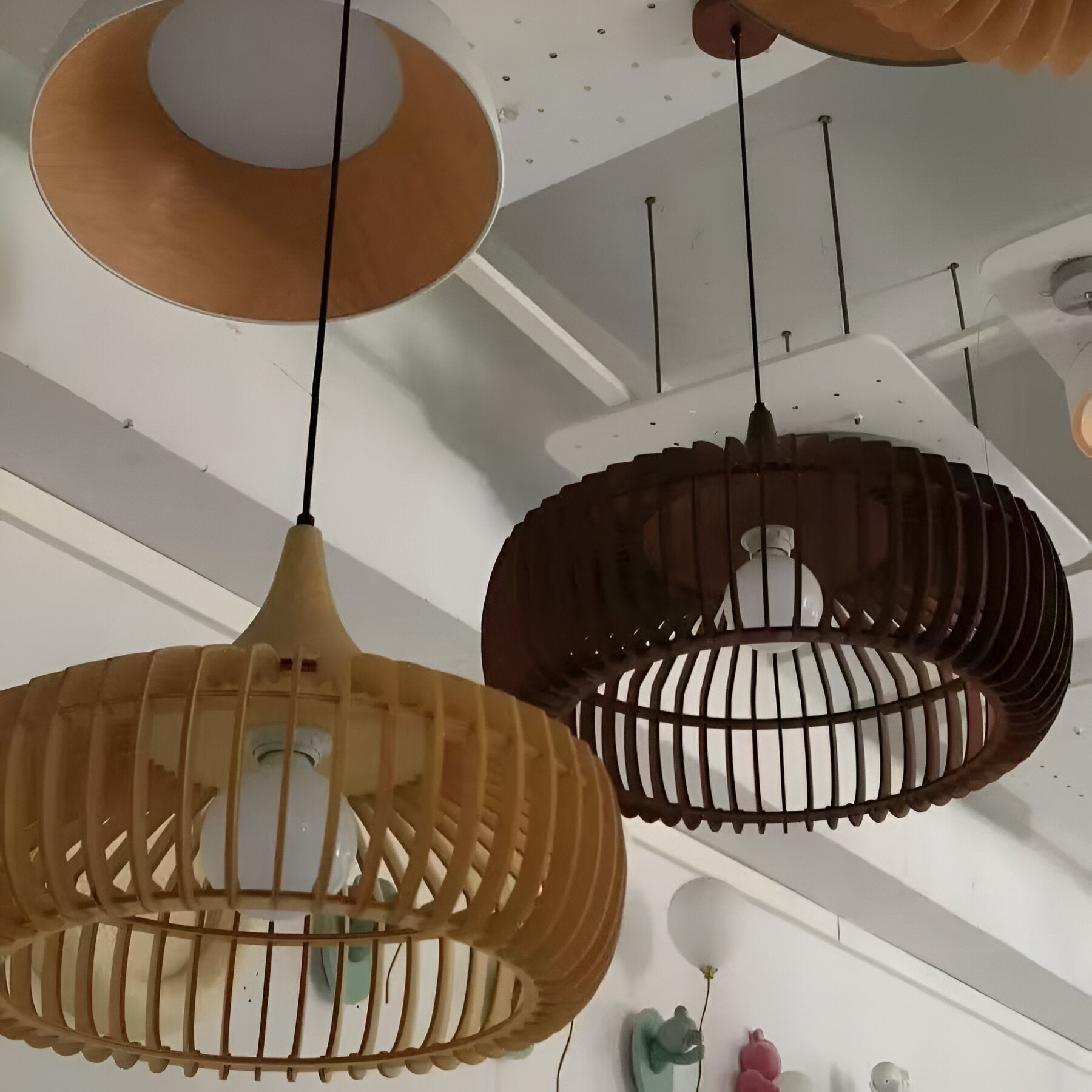 De houten betovering van Kyoto Japandi hanglamp HL1285
