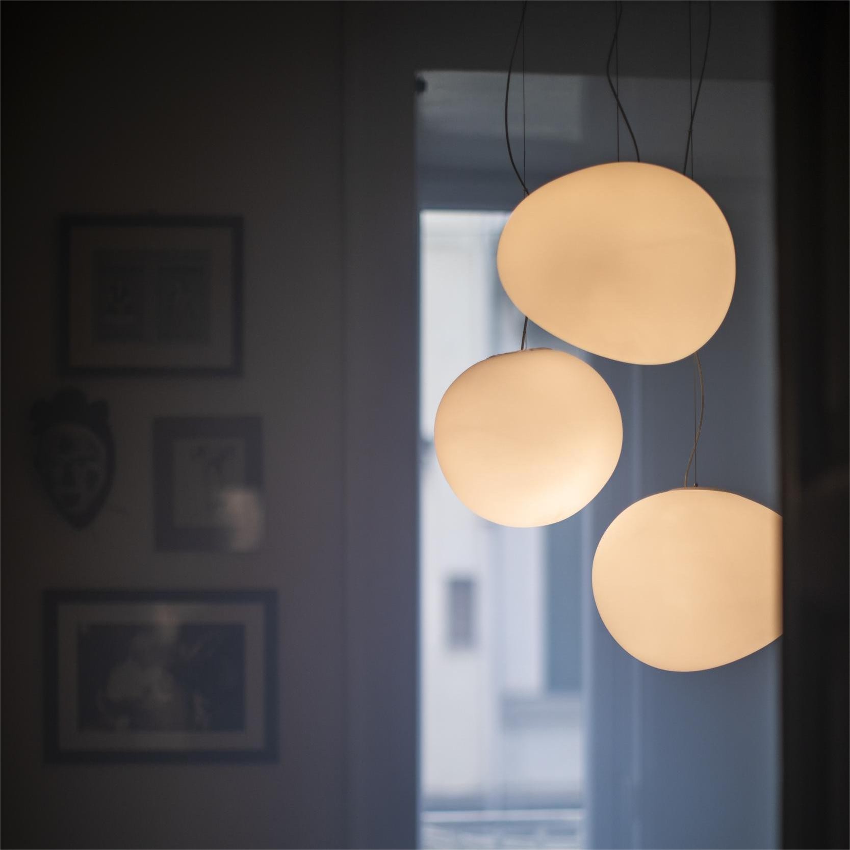 Art Deco Stonea Melkglazen Hanglamp