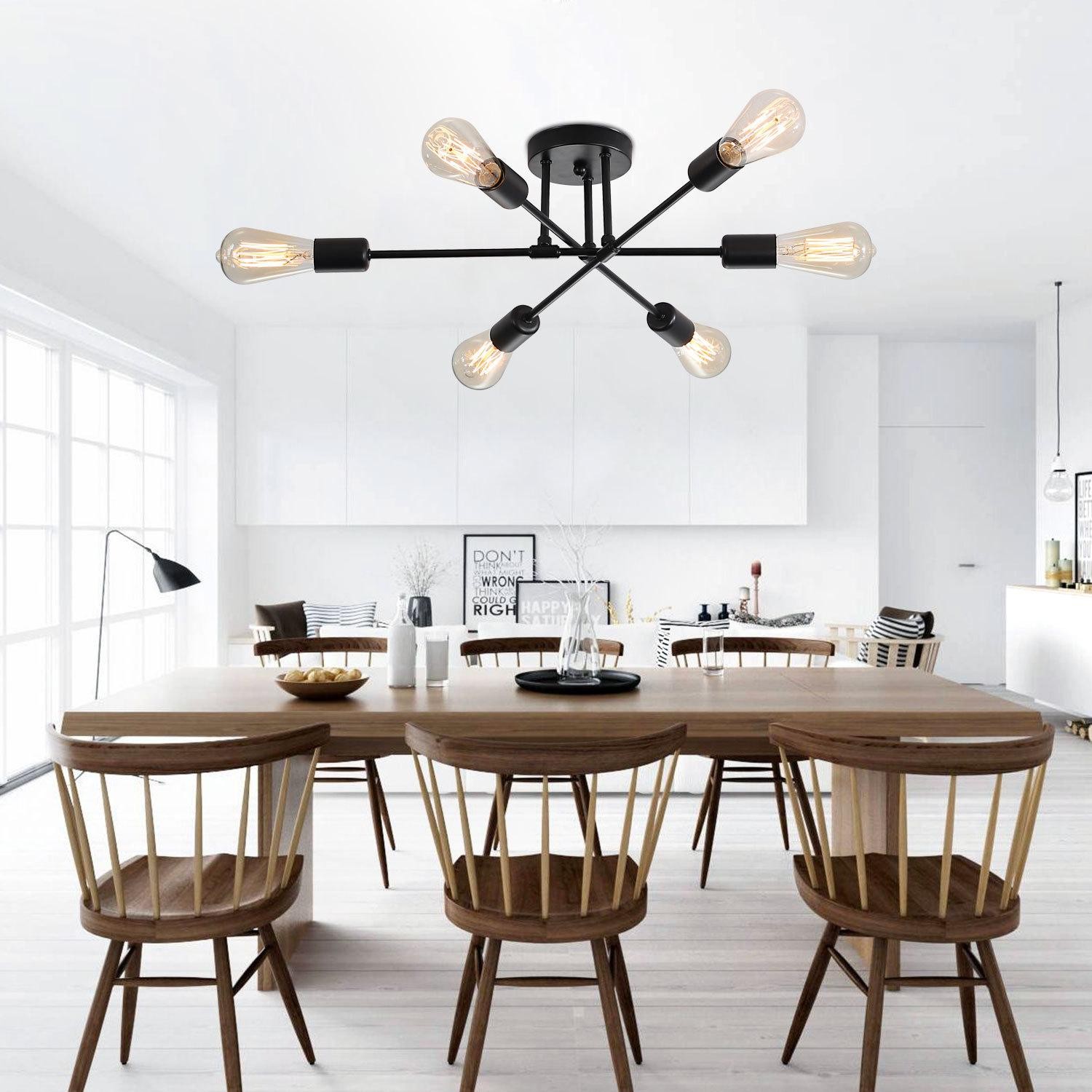 Noordse Semi Inbouw Spoetnik Plafondlamp HL239