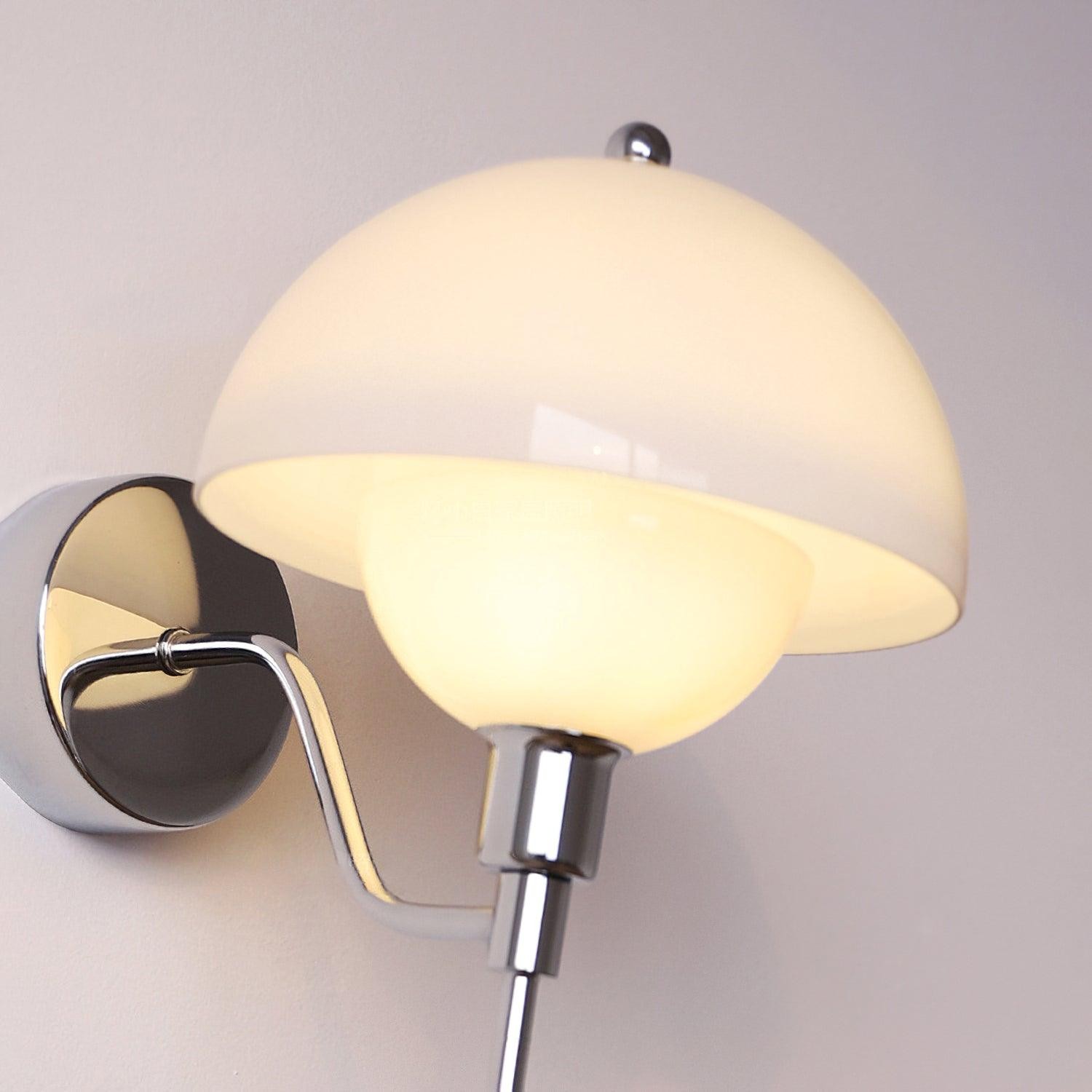 Franse Paddestoel Vintage Wandlamp HL376