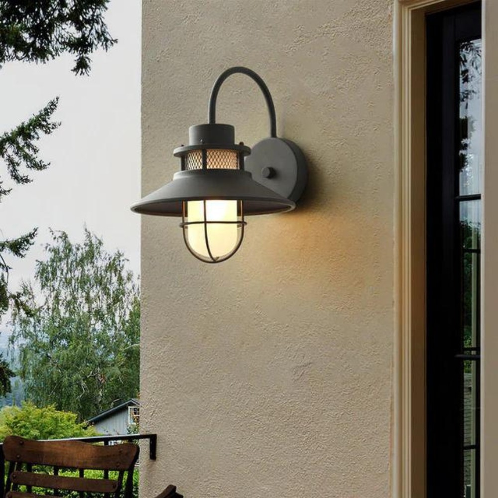 Lichtgevende metalen buitenwandlamp HL3360