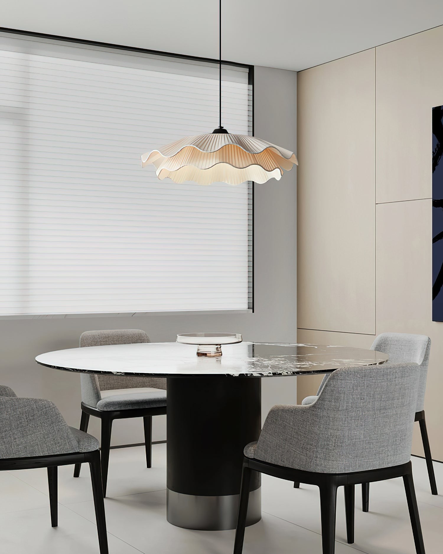 Franse stijl witte hanglamp HL917