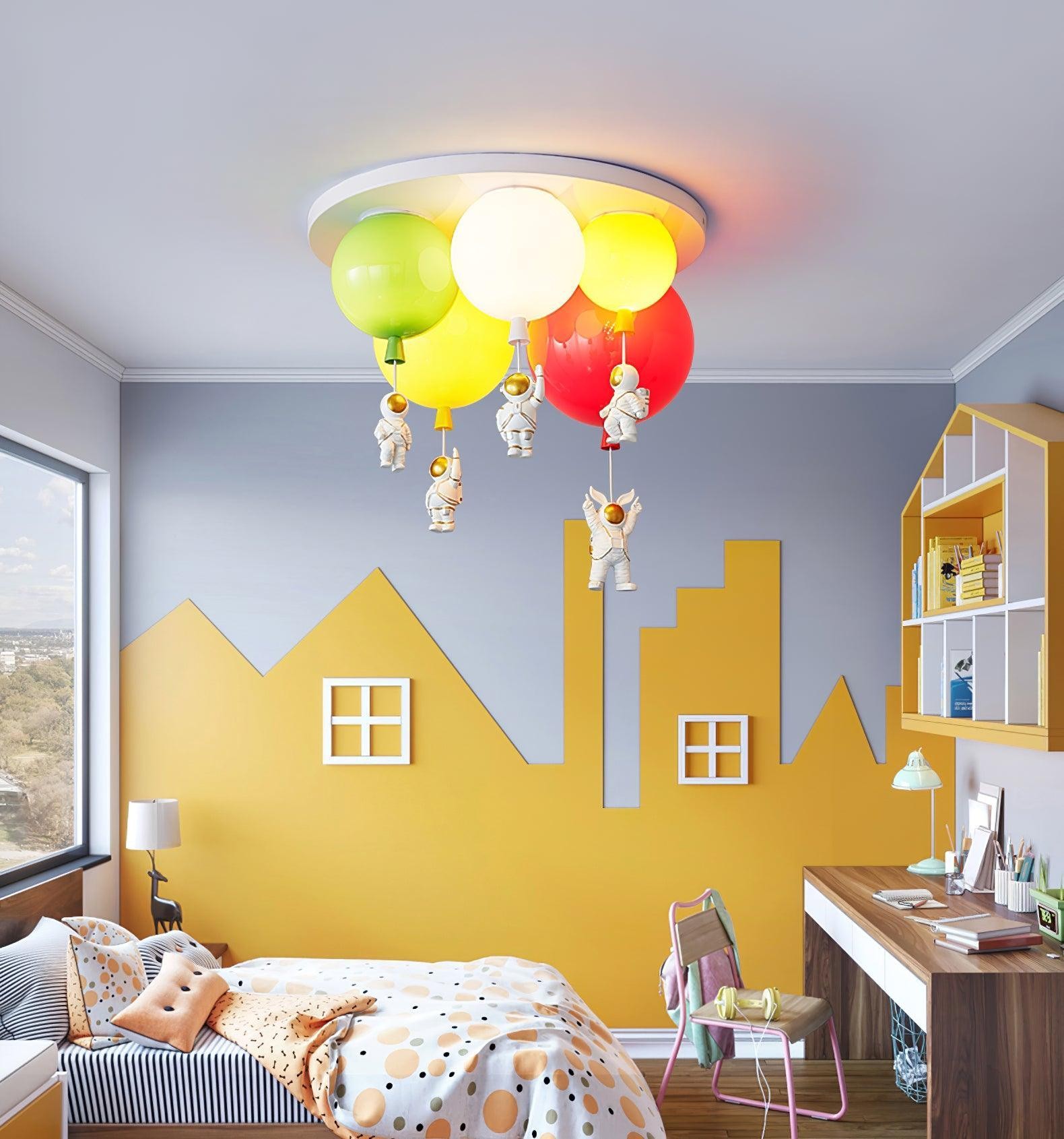 Astronaut Glanzende Ballon Plafondlamp HL361