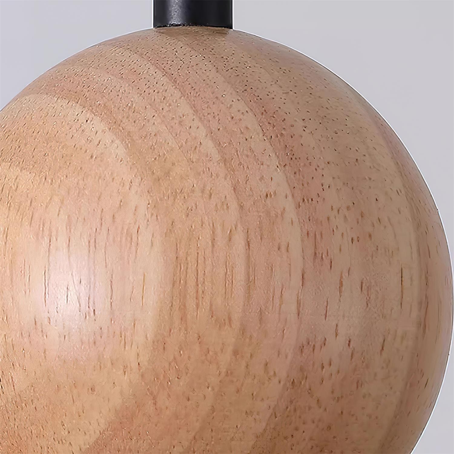 Moderne minimalistische houten travertijn schijf hanglamp HL586