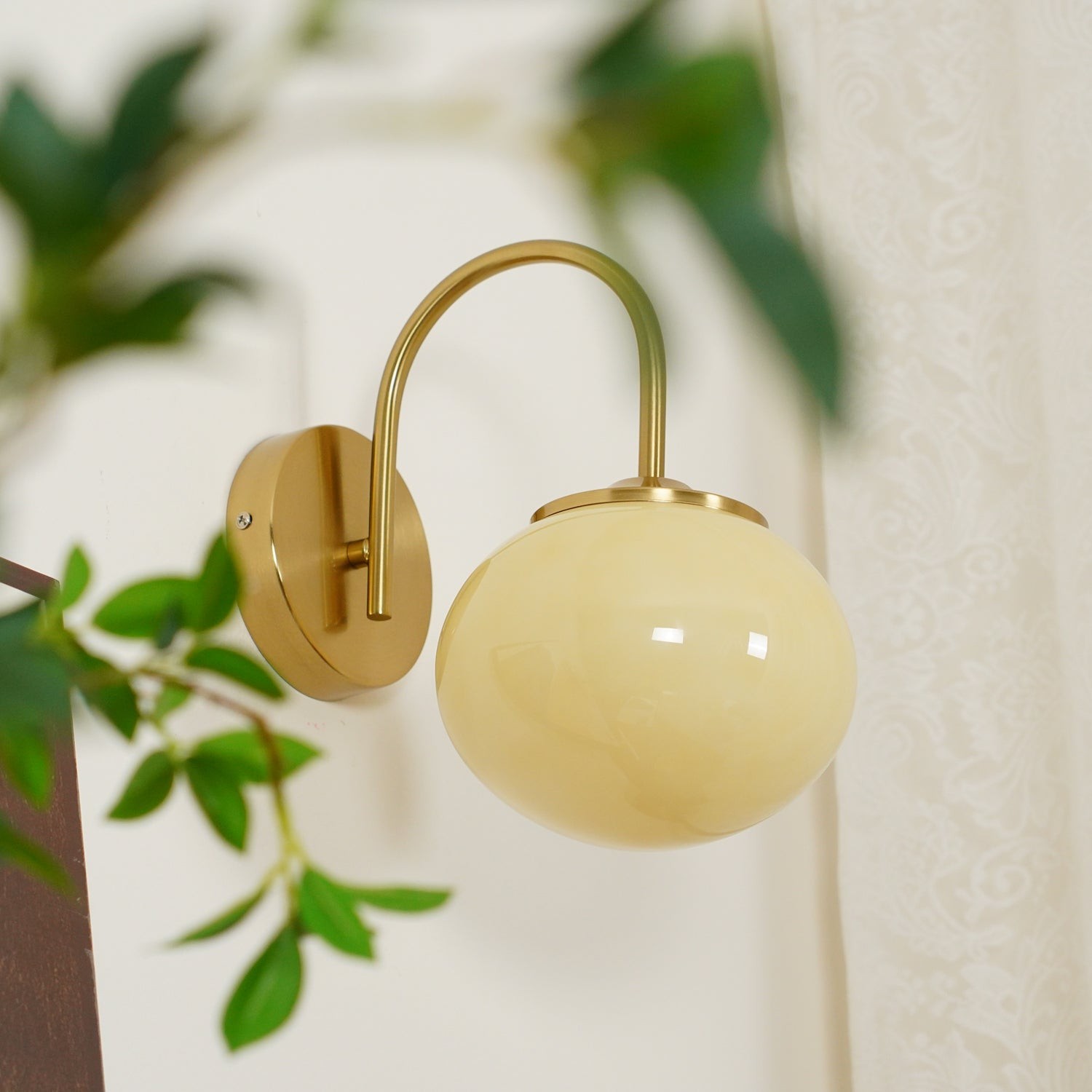 Traditionele ronde klassieke wandlamp HL598