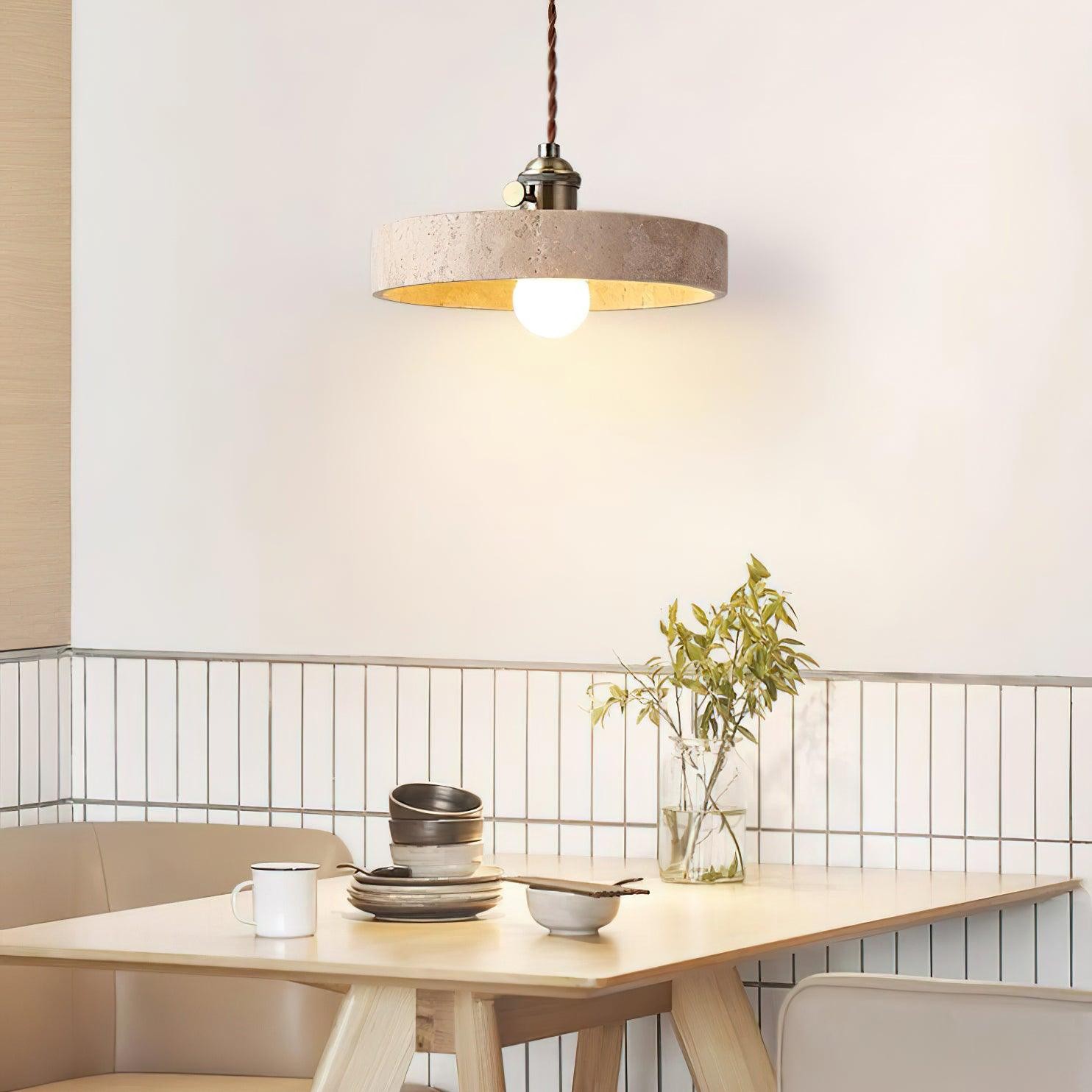 Alagusmo Minimalistische Travertin Hanglamp HL3445