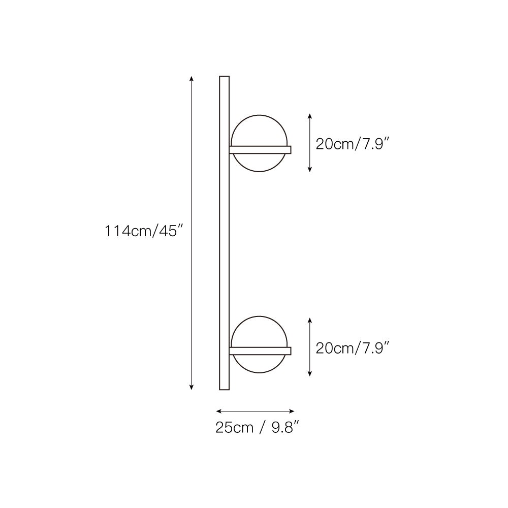 Palma wandlamp HL3062