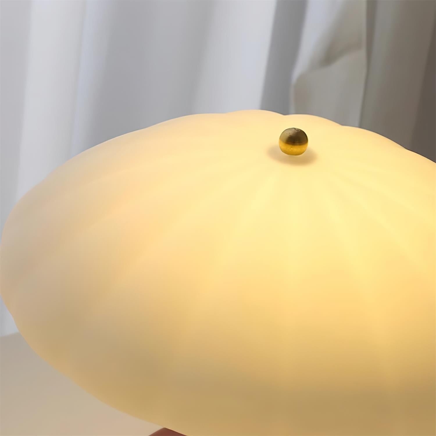 Paddenstoelvormige gebogen tafellamp HL892