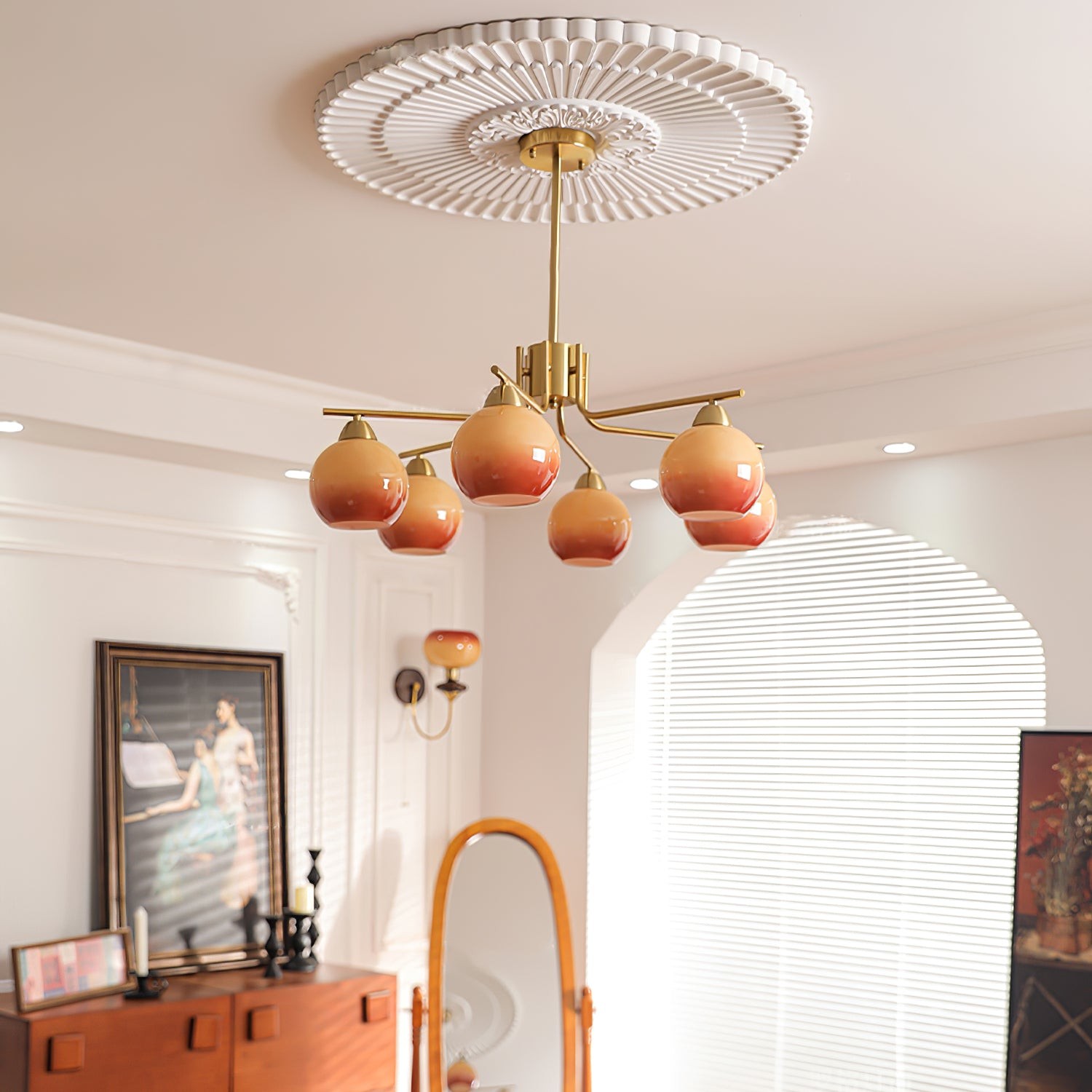 Creatieve Karamel Bolvormige Hanglamp HL410