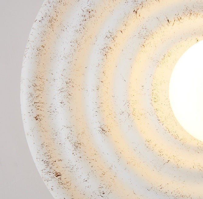 Japanse Wabi-sabi ronde binnenwandlamp HL838