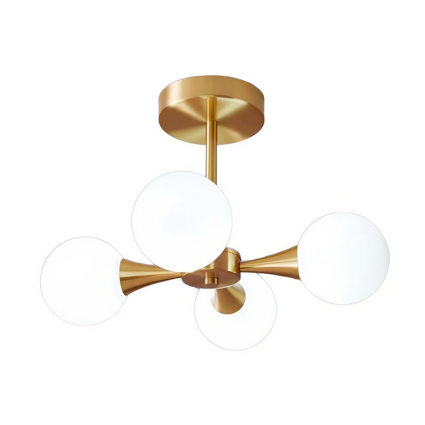 Midden Eeuw Multi Hoofden Globe Plafondlicht HL245