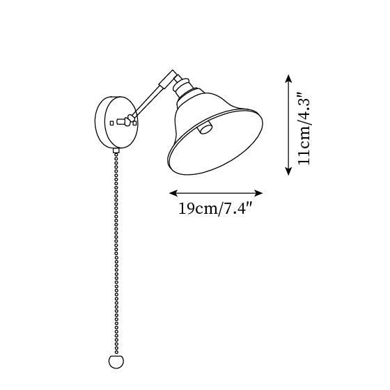Bell Messing Wandlamp HL371