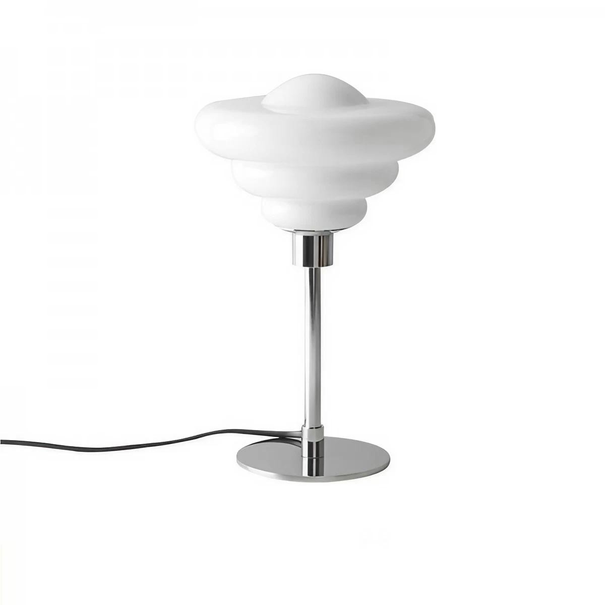 Eiertaart Ripple Glazen Bauhaus Tafellamp HL189