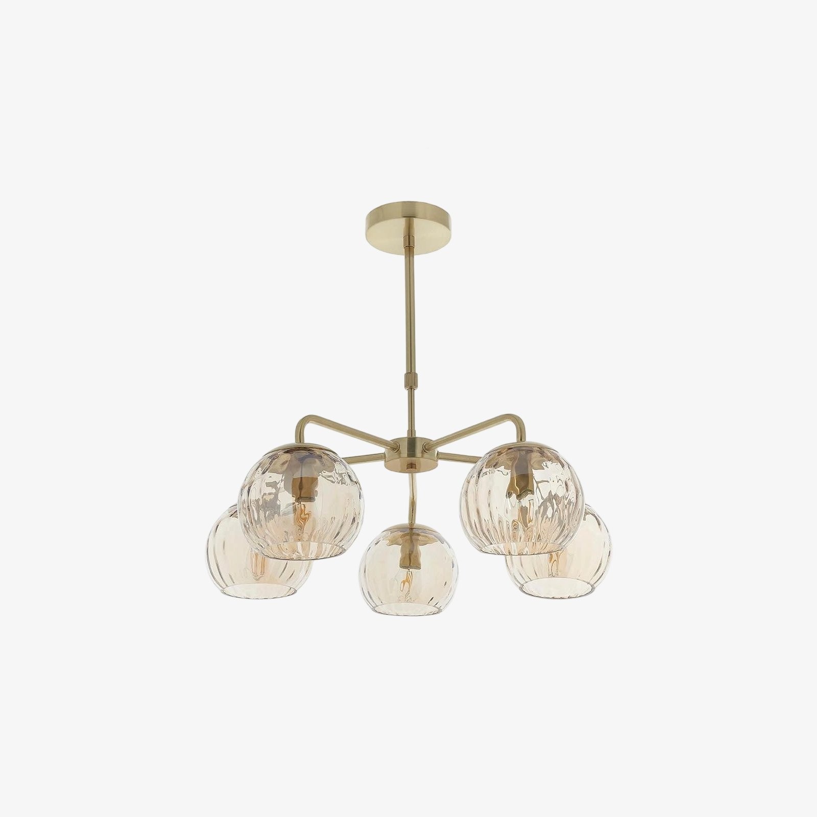 Tracian Glass Mid-Century Modern Globe Hanglamp voor de Eetkamer HL2041