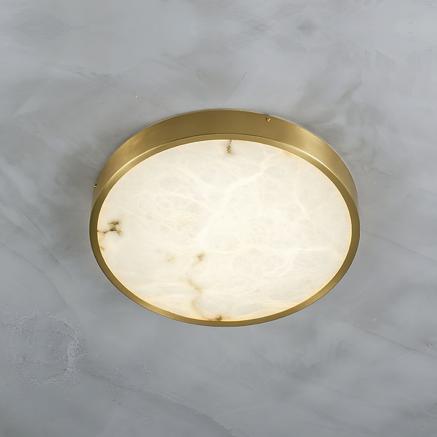 Geometrische albasten inbouwplafondlamp HL2984