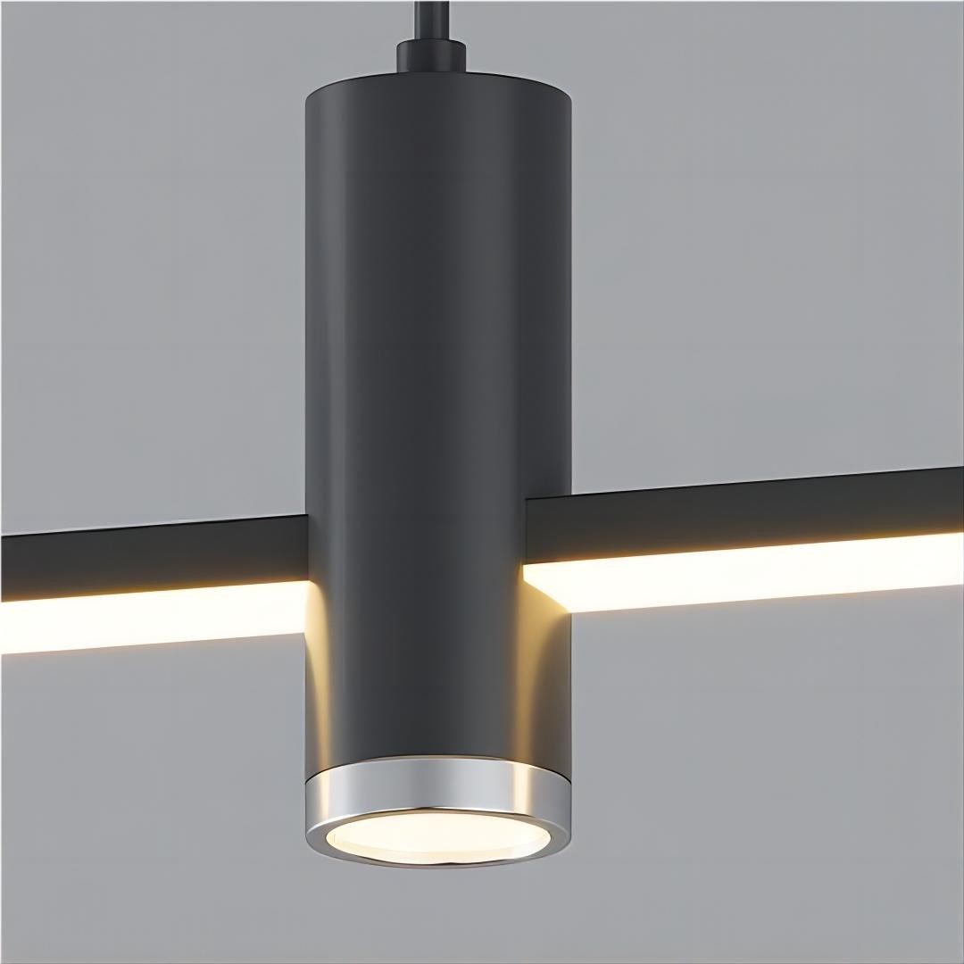 Moderne meerlaagse lineaire dimbare hanglamp HL150
