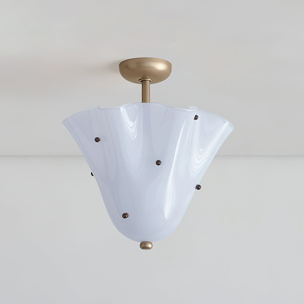 Bellina Decoratieve Glazen Plafondlamp - Moderne Sculpturale Plafondlamp HL1645