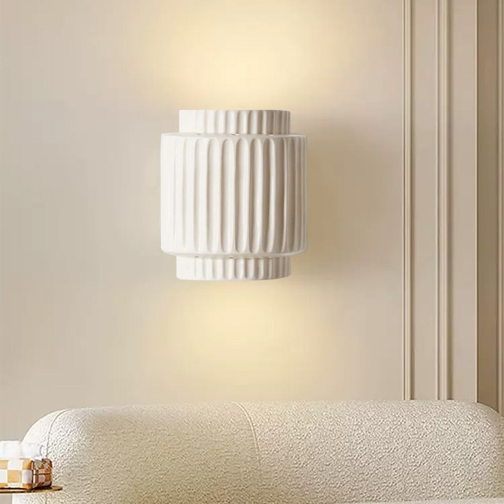Cilinder hars semi inbouw wandlamp HL226