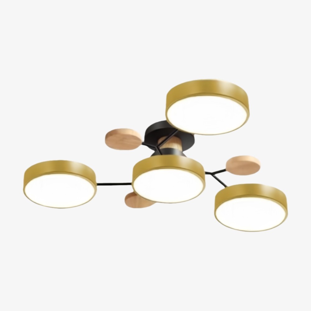 Nordic vertakte schijf LED plafondlamp HL215