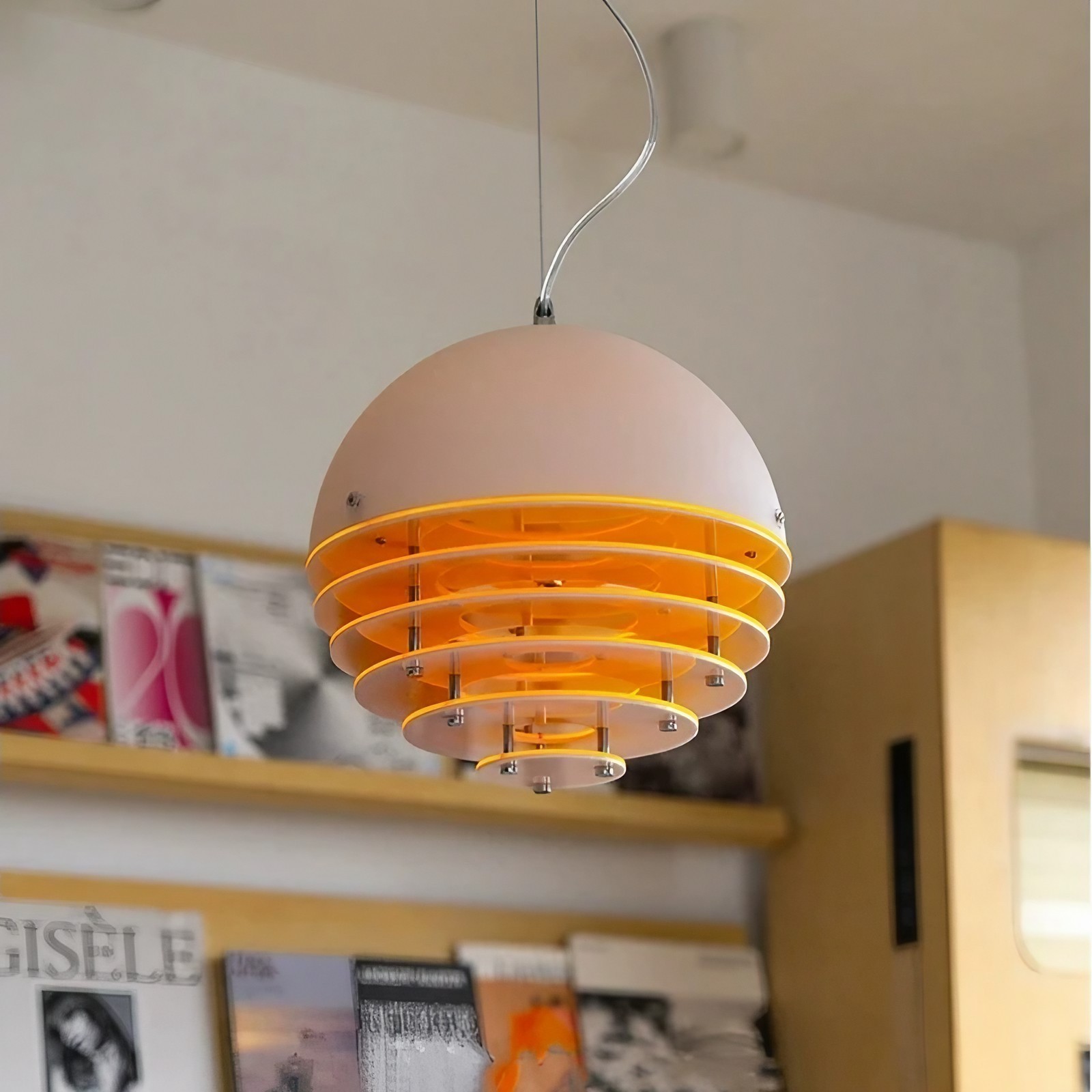 Moderne Bauhaus Sunset Atmosphere Bolvormige Hanglamp HL1002