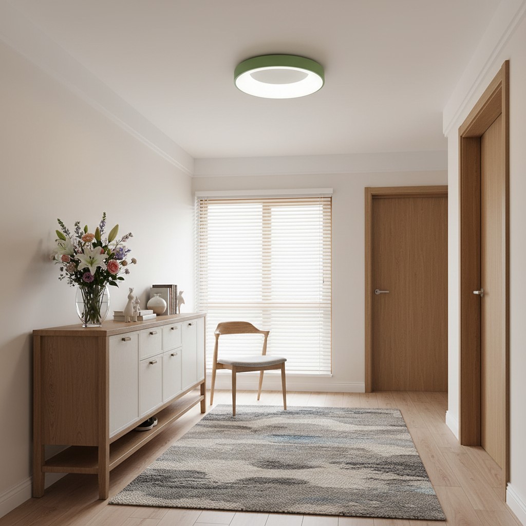 Lumiflexa Moderne Ronde Plafondlamp met Acryl Kap voor Slaapkamer en Hal HL2319