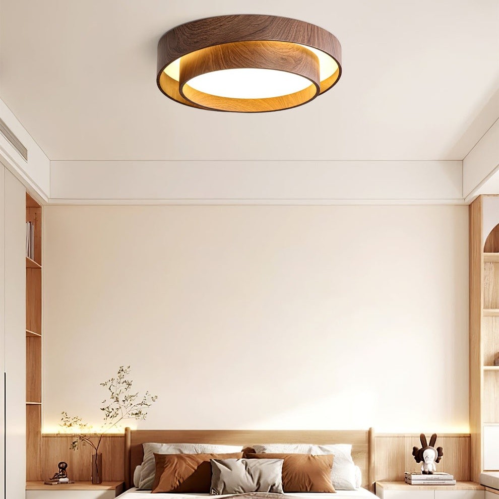 Dubbele Ronde Schijf Melody Plafondlamp HL265