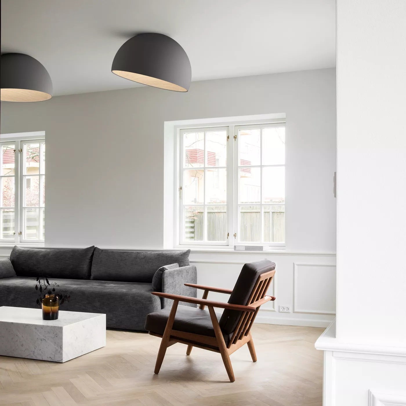 Duo plafondlamp HL3039