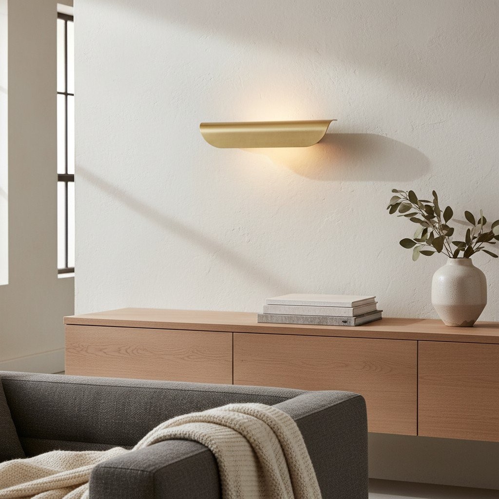 Hidra Moderne Metalen Wandlamp - Minimalistische Downlight Wandlamp voor Moderne Woningen HL1923