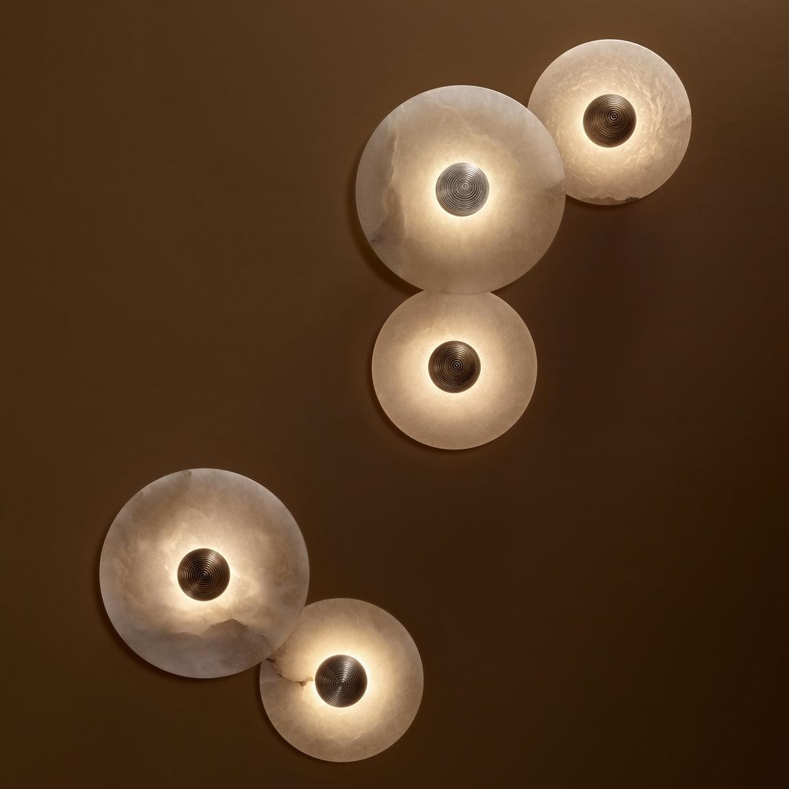 Creatieve marmeren ronde wandlamp HL717