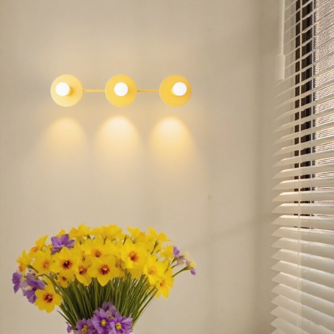 Sferische wastafelwandlamp - Moderne badkamerverlichting met 3 lampen HL1411