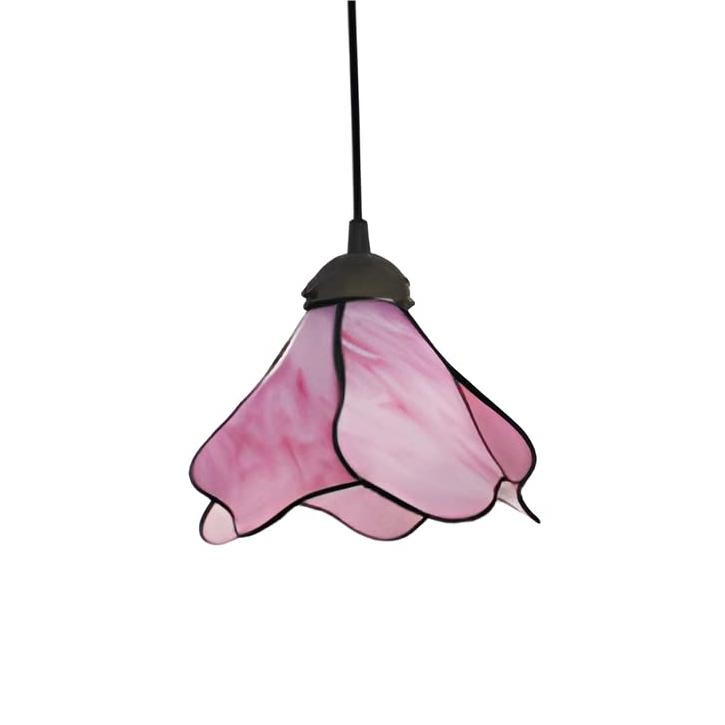 Vintage Lotusbloem Glazen Hanglamp HL129