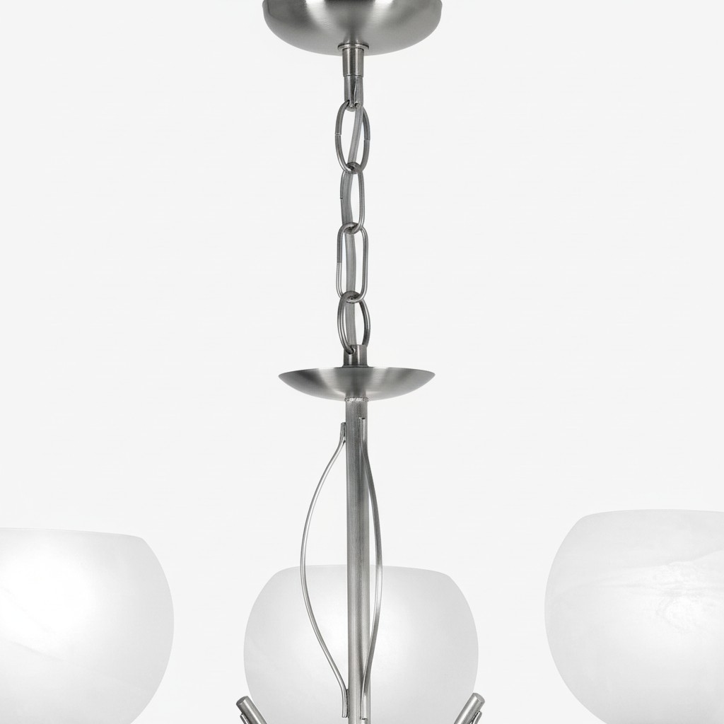 Armicora Antieke Kroonluchter met Meerdere Lampen - Elegante Metalen Afwerking voor Eetkamers of Woonkamers HL2135